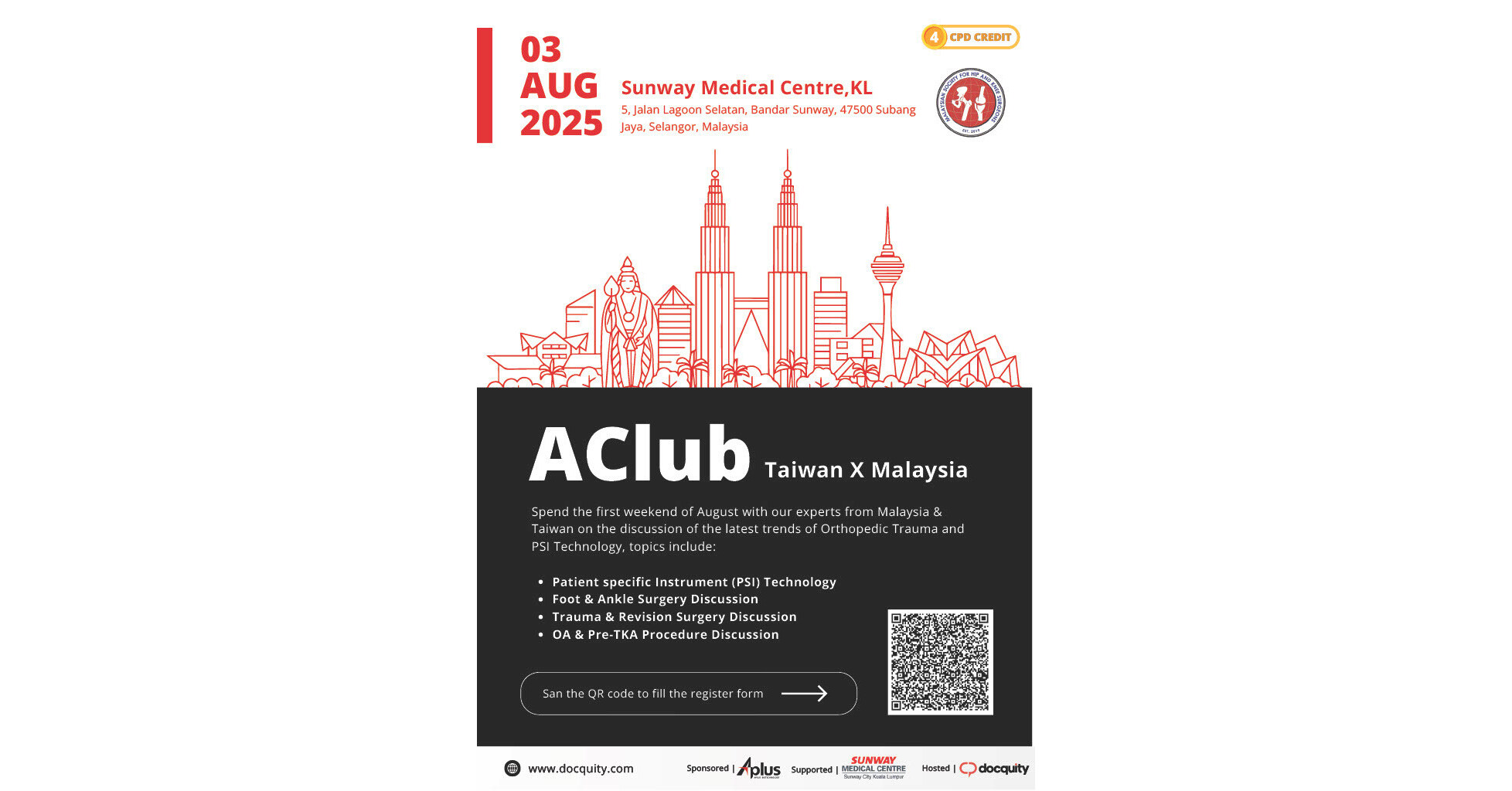 Bedah Ortopedi Presisi di Asia: Memenuhi Kebutuhan Regional Lewat Kolaborasi Akademik bersama MOA dan Aclub