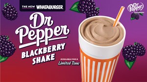 Whataburger® Introduces the New Dr Pepper® Blackberry Shake: A Fresh Spin on Two Texas Icons