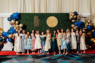 Our JessaKae team at the 2025 Best of State Awards, all dressed in JessaKae gowns—celebrating Utah wins and global growth with style, sisterhood, and spark.