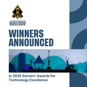 Anunciados os vencedores do segundo Stevie® Awards for Technology Excellence