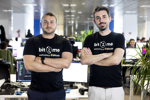 Leif Ferreira, CEO of Bit2Me, and Andrei Manuel, co-founder and COO of Bit2Me