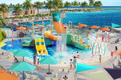 Como parte de la inversión de NCL en su destino privado Great Stirrup Cay, los huéspedes podrán disfrutar de una amplia zona de piscinas de 0.4 hectáreas: Great Life Lagoon. Contará con una piscina climatizada y de gran tamaño, cabañas privadas, numerosas tumbonas y dos bares acuáticos y juegos acuáticos para niños. Además, la compañía lanzará Splash Harbor, una zona de juegos acuáticos gratuita y llena de diversión con fuentes interactivas y atracciones acuáticas.