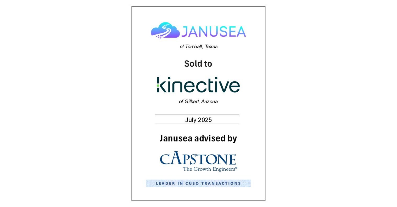 Capstone Strategic Guides Janusea Toward Purpose-Driven Growth Through Acquisition by Kinective Capstone Strategic Guides Janusea Toward Purpose-Driven Growth Through Acquisition by Kinective