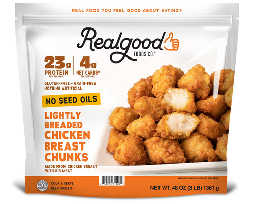 Real Good Foods Launches Its First Ever Seed Oil Free Breaded Chicken ...