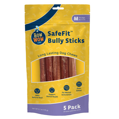 From bully sticks and cheese chews to collagen sticks and split antlers, the Bow Wow Buddy accommodates a wide range of popular long-lasting treats – making it a smart, simple way to protect dogs while allowing them to safely enjoy their favorite chews.
