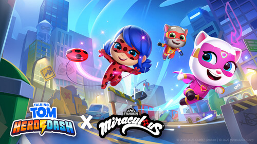 Superheroes Unite! Ladybug Enters Talking Tom Hero Dash in Epic Crossover Superheroes Unite! Ladybug Enters Talking Tom Hero Dash in Epic Crossover