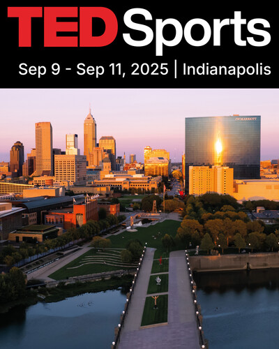 The groundbreaking first-ever TEDSports conference in Indianapolis, Sep 9 - Sep 11, 2025, featuring world-class speakers, will bring together global game-changers for an immersive three-day event. (PRNewsfoto/TEDSports Indianapolis) The groundbreaking first-ever TEDSports conference in Indianapolis, Sep 9 - Sep 11, 2025, featuring world-class speakers, will bring together global game-changers for an immersive three-day event. (PRNewsfoto/TEDSports Indianapolis)