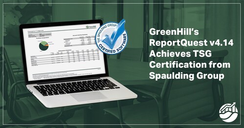 GreenHill's ReportQuest Achieves Spaulding Certification GreenHill's ReportQuest Achieves Spaulding Certification