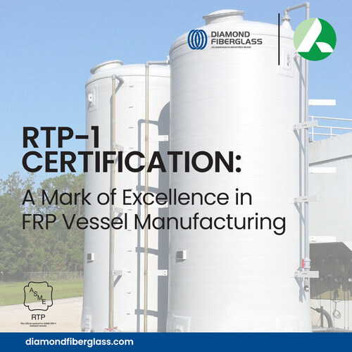 ASME RTP-1 stamped vessels and tanks signify a fabricator's full compliance to the standard, validated by third party audits. ASME RTP-1 stamped vessels and tanks signify a fabricator's full compliance to the standard, validated by third party audits.