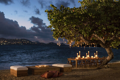 Dinner under the stars at The Ritz-Carlton, St. Thomas