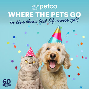 Petco Celebrates 60 Years of Where the Pets Go to Live their Best Lives