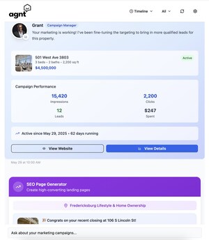 AGNT AI Launches Industry's First In-Market Autonomous AI for Real Estate Agents