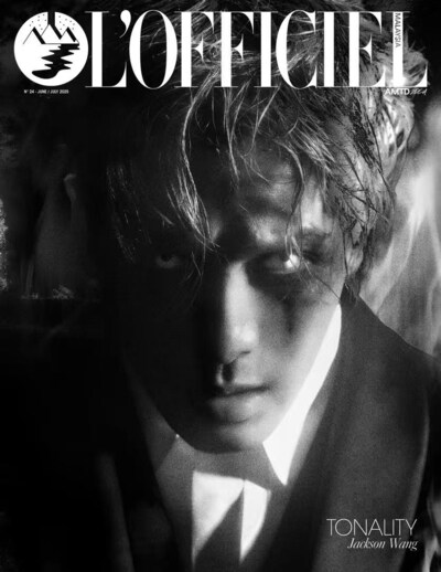 L'Officiel Malaysia Cover (Tux Jacket, Shirt, Vest, Trousers: Louis Vuitton; Gloves: TEAM WANG design)