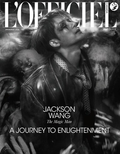 L'Officiel Canada Cover (Leather Jacket & Tie: Louis Vuitton; Shirt & Trousers: Comme des Garçons Homme Plus)