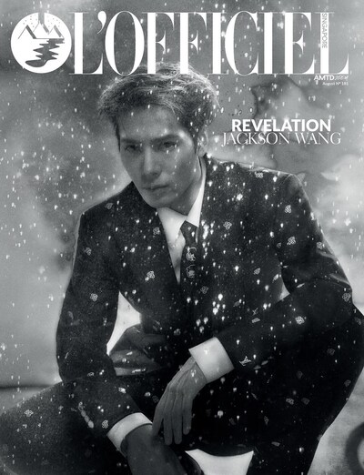 L'Officiel Singapore Cover (Jacket, Shirt, Tie, Trousers: Louis Vuitton)