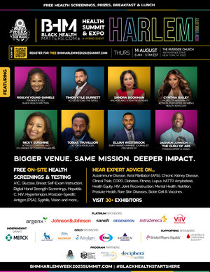 Black Health Matters Brings Star Power and Life-Saving Screenings to Harlem During Harlem Week
