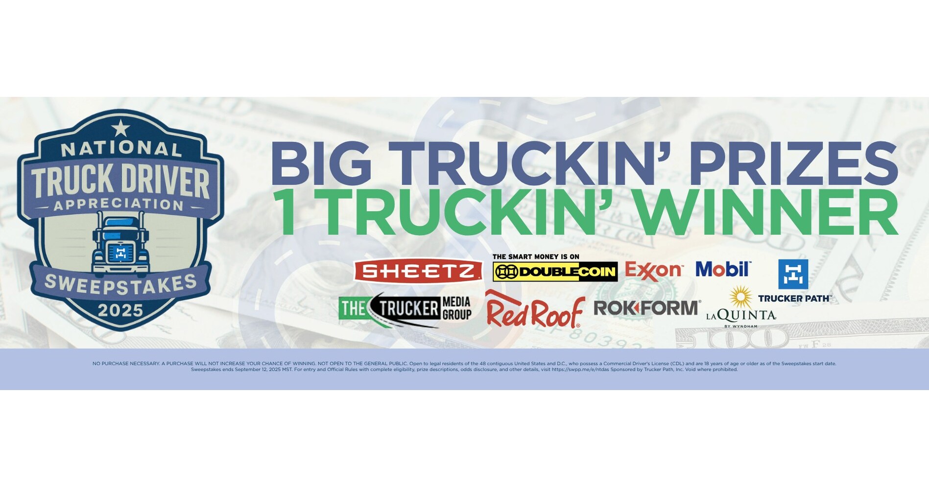 Fourth Annual National Truck Driver Appreciation Sweepstakes Underway