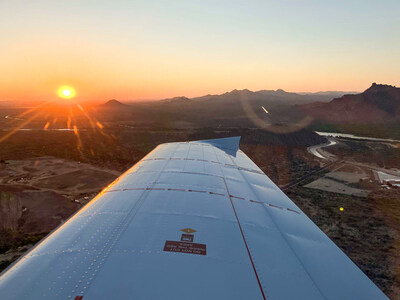 Bristell B23 Energic powered by H55 Colorado flight at Sunrise