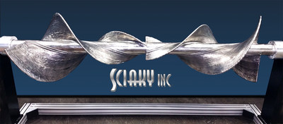 A large titanium part made with Sciaky's EBAM technology.
