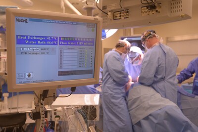 Cytoreductive surgery with HIPEC performed at Mercy Medical Center in Baltimore, Maryland.