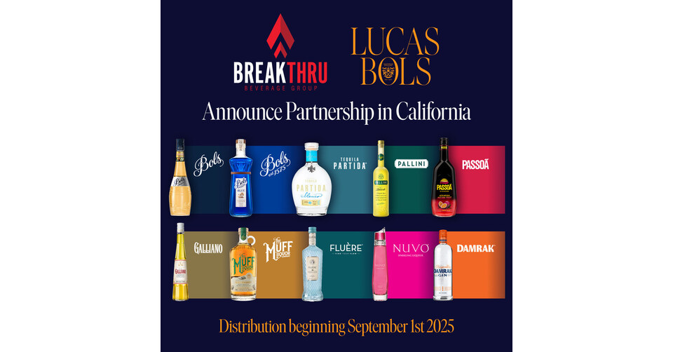 Lucas Bols USA Appoints Breakthru Beverage Group as New Distributor