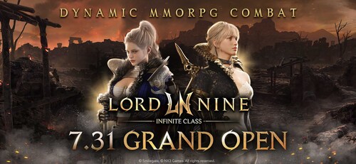 Smilegate Launches MMORPG “LORDNINE Infinite Class” Across Asia