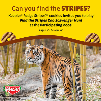Keebler Find the Stripes Zoo Scavenger Hunt