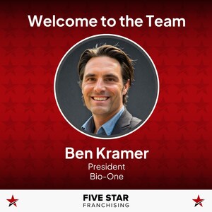 Five Star Franchising names Ben Kramer as Brand President of Bio-One