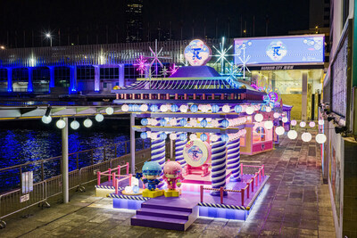 To celebrate the 50th anniversary of My Melody, Kiki & Lala, Harbour City presents the “Summer Hanabi Festival” at Ocean Terminal Forecourt, lighting up Victoria Harbour with LED fireworks and festive lanterns.