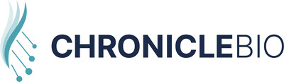ChronicleBio logo is teal and navy representing a biotech company building AI-ready data platforms for neuroimmune disorder research.