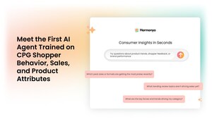 Harmonya Launches the First AI Agent Trained on CPG Shopper Behavior, Sales, and Product Attributes