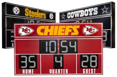 FanZone Scoreboards are customized for all 32 NFL teams FanZone Scoreboards are customized for all 32 NFL teams