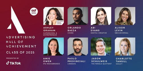 Introducing the inductees into the 2025 AAF Advertising Hall of Achievement Introducing the inductees into the 2025 AAF Advertising Hall of Achievement