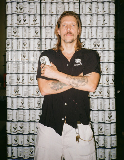 Skateboarding icon Erik Ellington pictured with Easy Does It