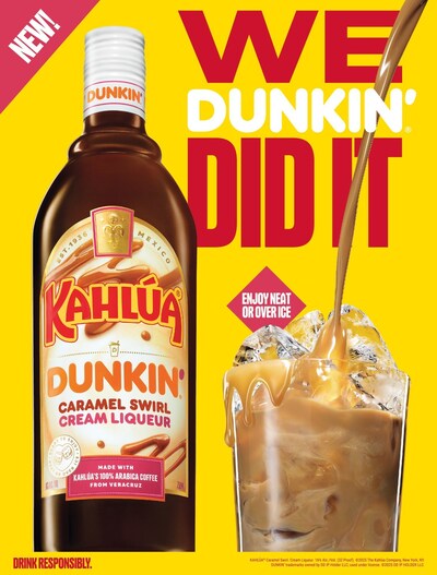 Kahlúa Dunkin' Caramel Swirl Cream Liqueur