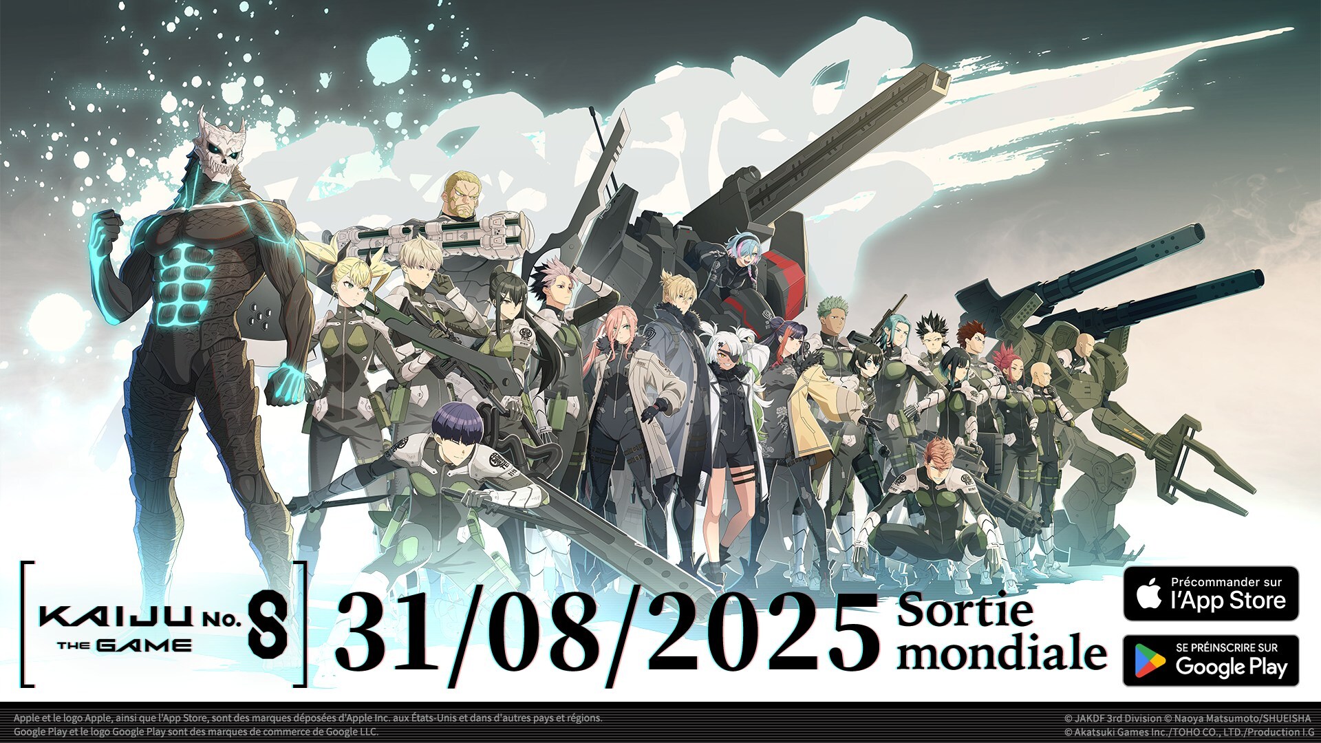 KAIJU Nº 8 THE GAME : Lancement mondial le 31 août !