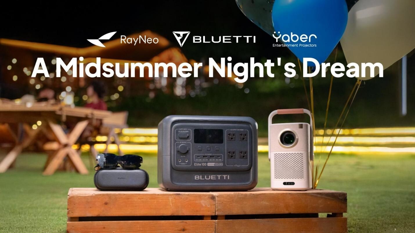 A Midsummer Night's Dream: Yaber, BLUETTI, and RayNeo Illuminate the Summer Outdoors