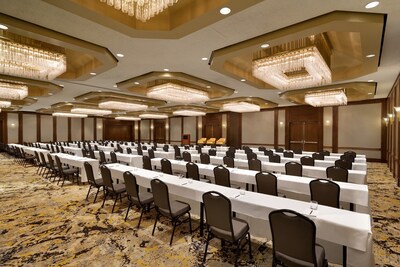 Versatile meeting and event space at DoubleTree by Hilton Stamford, ideal for conferences, weddings, and special gatherings.
