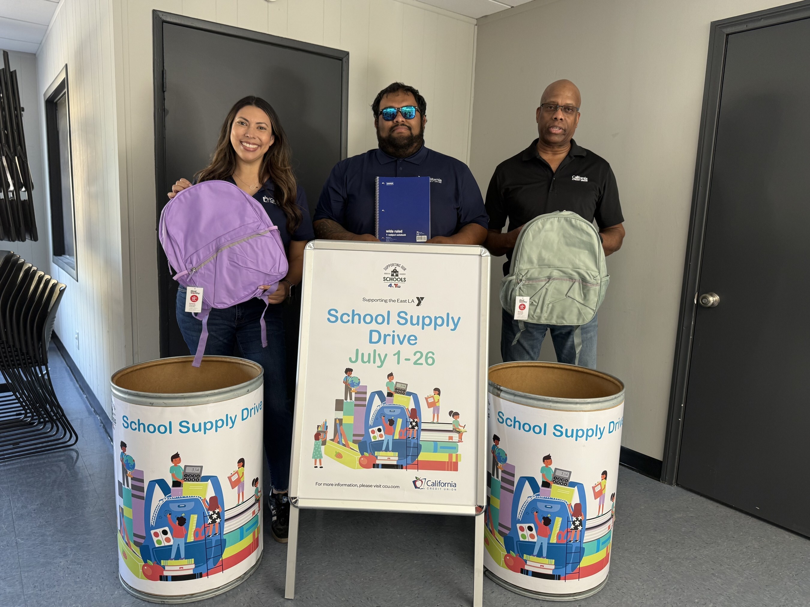 California Credit Union Provides Back-To-School Backpacks and Supplies to Weingart East Los Angeles YMCA Through Annual Program