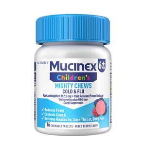 MUCINEX CHILDREN'S LAUNCHES FIRST CHEWABLE COLD & FLU MEDICINE