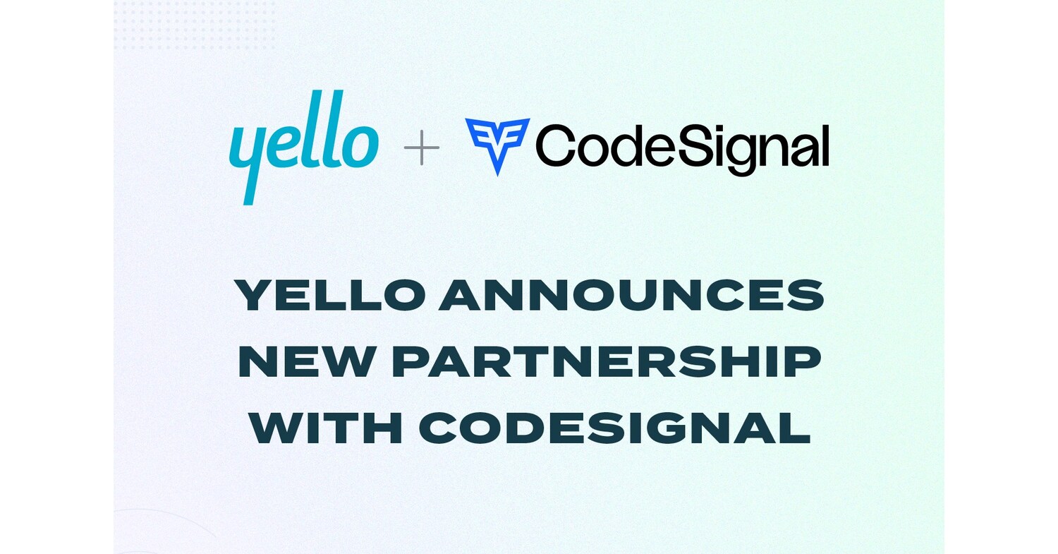 Yello Announces Strategic Partnership with CodeSignal to Help Early Talent Teams Identify and Hire Best-Fit Candidates Faster Yello Announces Strategic Partnership with CodeSignal to Help Early Talent Teams Identify and Hire Best-Fit Candidates Faster