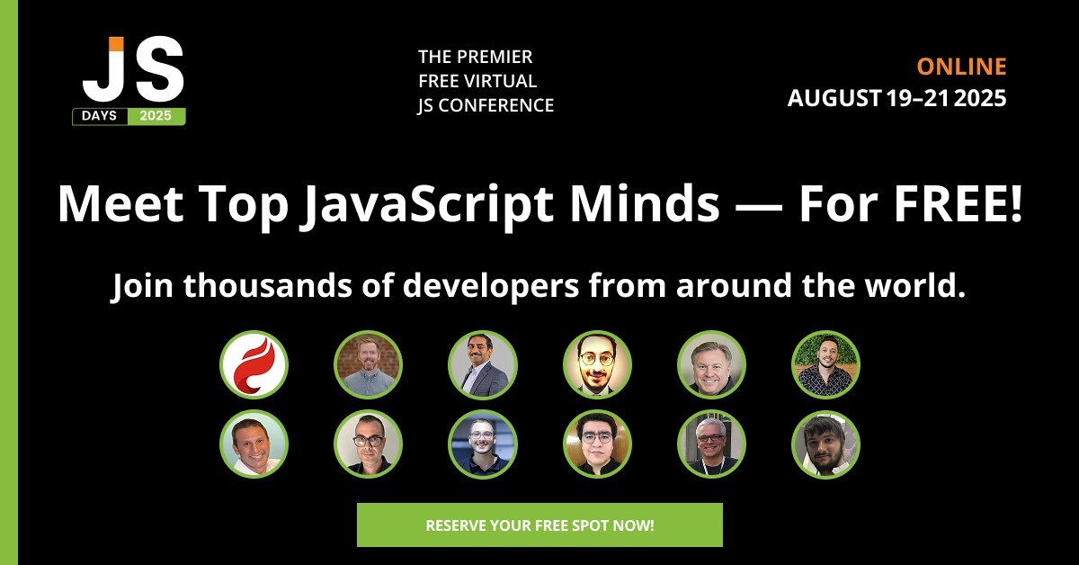 Sencha Announces JS Days 2025 -- The Ultimate Virtual JavaScript Conference
