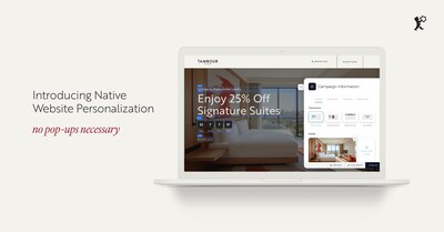 Tambourine Eliminates Pop-Ups with Native Website Personalization