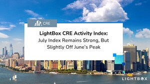 LightBox CRE Activity Index for July Remains Strong, But Slightly Off June's Peak