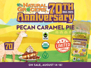 Natural Grocers® Gets Groovy With Limited-Edition Pecan Caramel Pie Coffee for 70th Anniversary