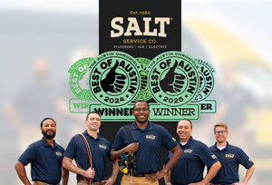 SALT Service Co. Wins Fifth Consecutive Best of Austin Award, Establishing Unprecedented Record in Home Services