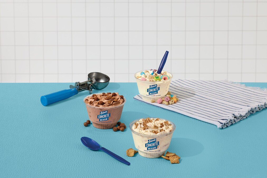 the automobile breakfast cereal and tobacco industries are examples of Culver's Launches Cereal Concrete Mixers Inspired by Classic Breakfast  Favorites