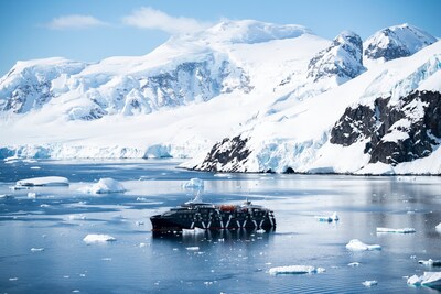 Antarctica21's Magellan Discoverer in Antarctica; Credit: Karen Parada-Dewetak