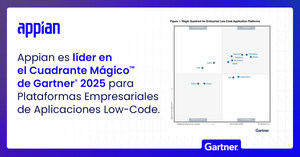 Appian, reconocida como líder en el Magic Quadrant™ 2025 de Gartner® para plataformas de aplicaciones low-code empresariales