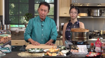 Viewing China from Afar:  Chef Martin Yan Shows How to Cook Chinese Home-Style Seafood for 20 in 30 Minutes